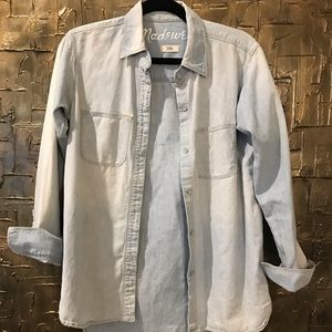 Madewell Oversized Chambray Shirt XS